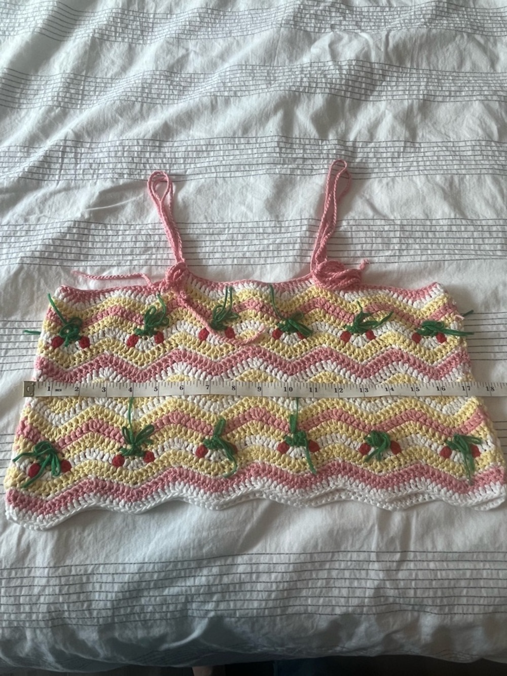 Women’s Summer Festival Crochet Crop Top - Picture 5 of 5